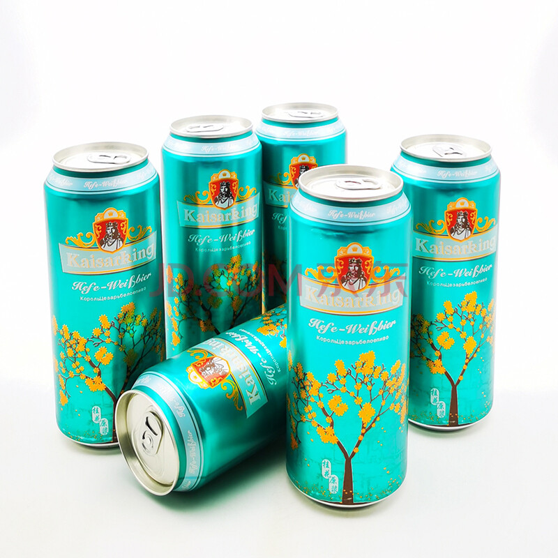 凯撒王啤酒kaisarking精酿原浆桂花白啤500ml*12听装凯撒