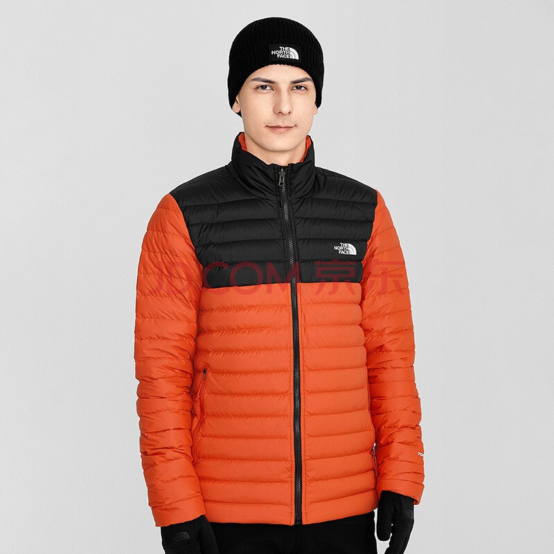 thenorthface北面羽绒外套男户外保暖防泼水上新4ng4 t97/橙色 s