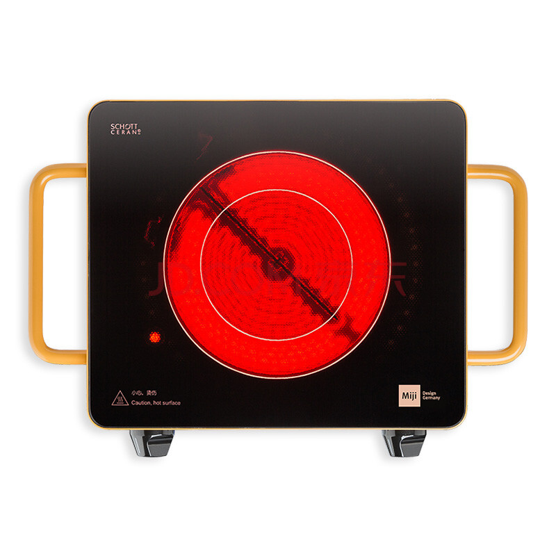 米技(miji)电陶炉电磁炉德国米技炉家用煮茶炉定时双圈烹饪d2金色