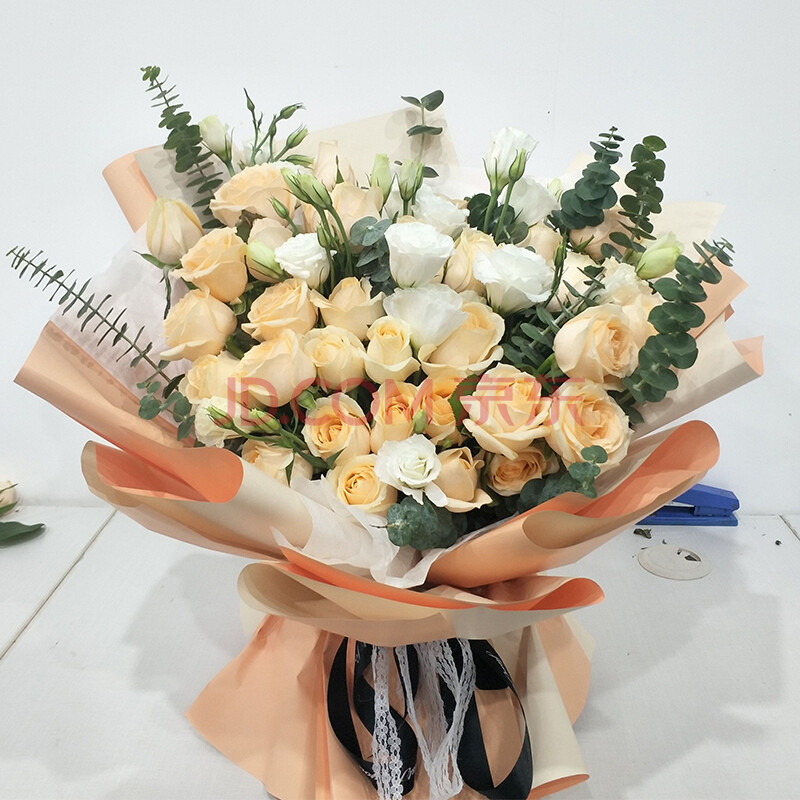 33朵玫瑰花鲜花速递同城配送生日花束送女友朋友老婆全国花店送花上门