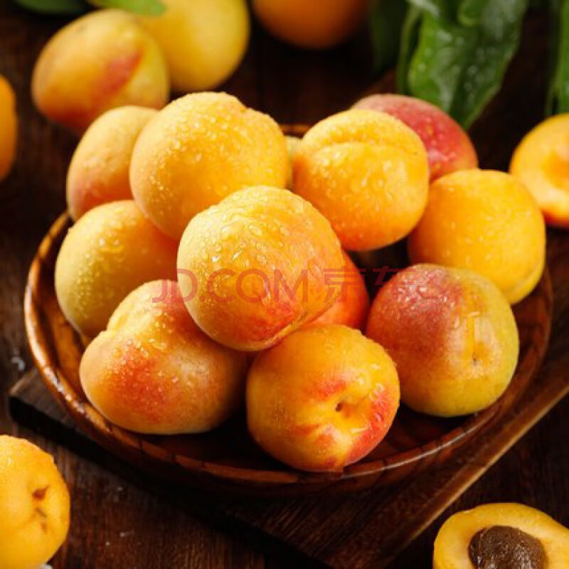 新疆小红杏新鲜 杏子水果阿克苏四团吊干杏甜杏 家庭装4斤