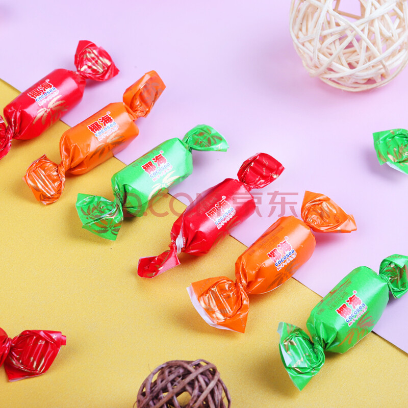 椰海椰子糖180g海南特浓特制椰奶硬糖果老包装 传统椰子糖180g