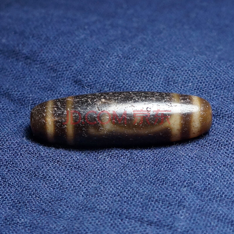 异地彩虹 藏传风化绿度母老天珠吊坠藏式玉髓天珠项坠附鉴定证书