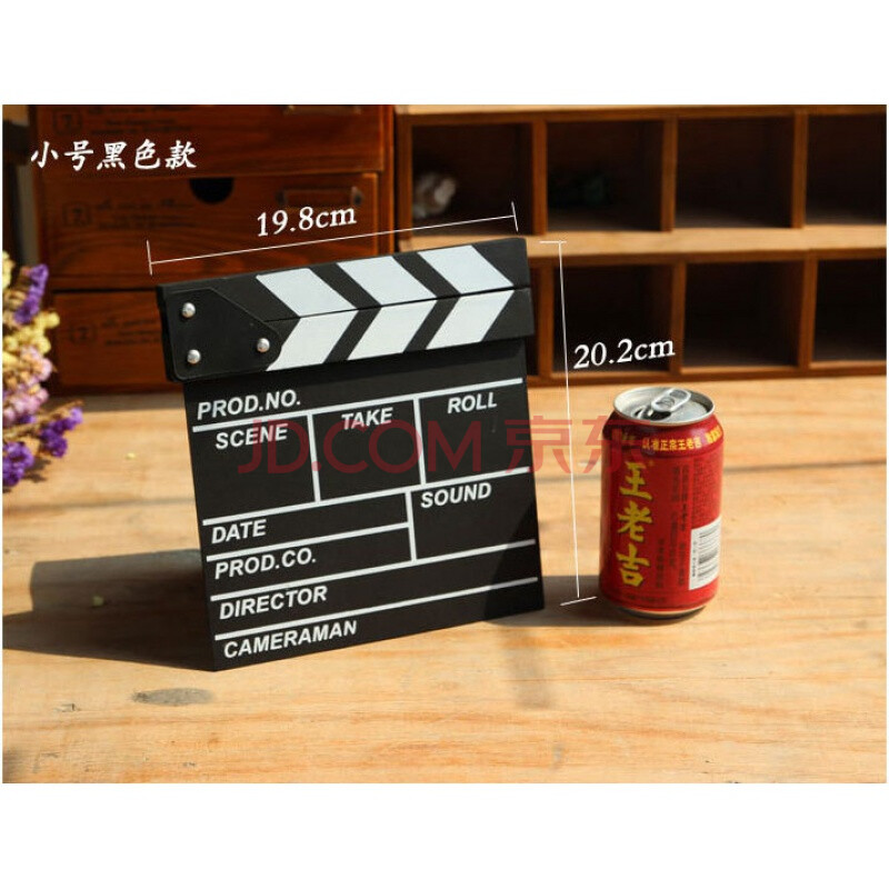 打卡板场记板电影摄影卡纸打板器电影亚克力导演笔电影拍板开拍打版