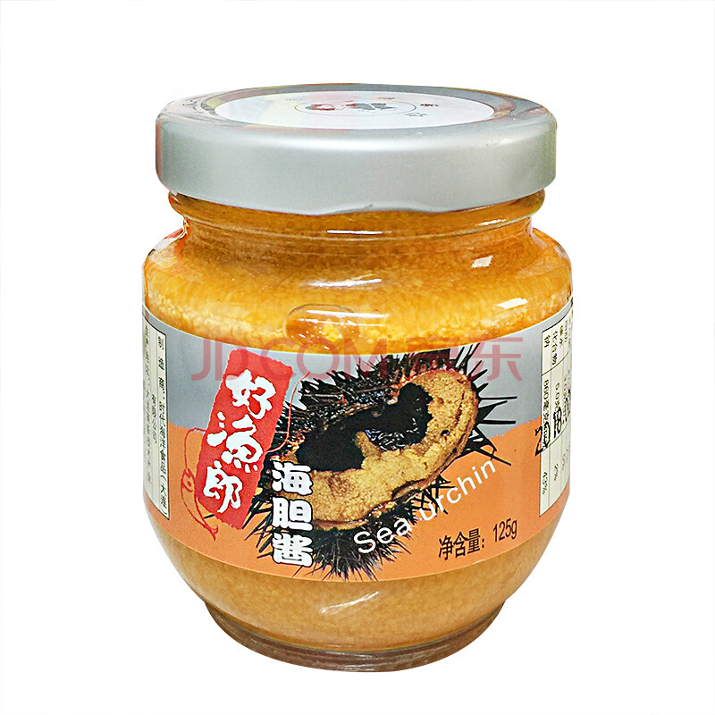海胆酱罐头大连特产即食海鲜海胆酱饭店海鲜酱寿司瓶装125g