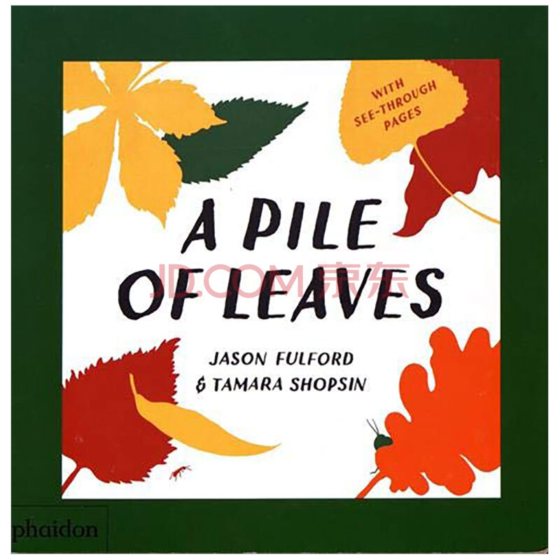 【预售】英文原版 艺术启蒙绘本 a pile of leaves 一堆树叶 儿童趣味