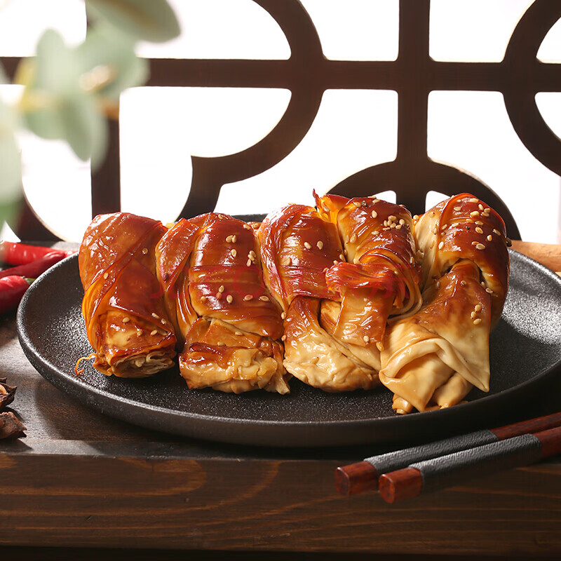 东北特产锦州五香干豆腐卷千张豆腐皮熏卤油豆皮真空包装 1斤x3袋五香