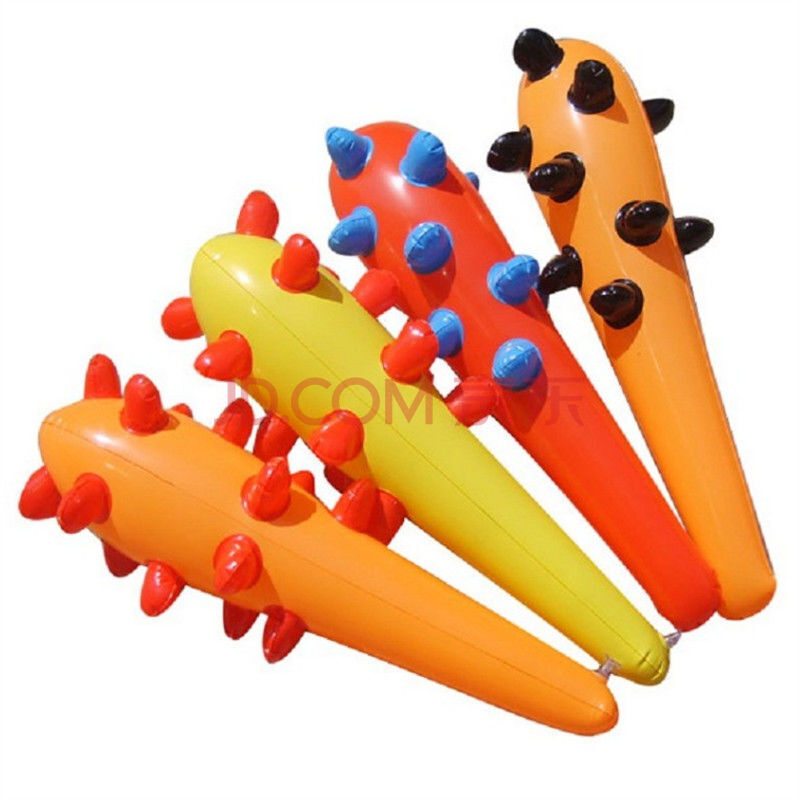 充气狼牙棒棒锤大钉锤充气锤子狼牙锤充气玩具50厘米 100个