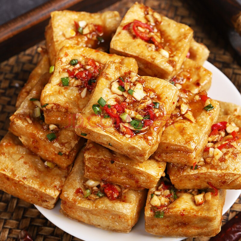 宋亚轩同款长沙湘姐臭豆腐生胚湖南特产黑色新鲜半成品油炸香辣原胚臭