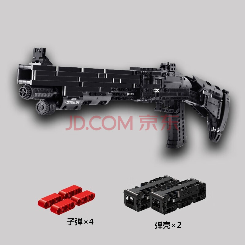 吃雞積木槍兼容樂樂高槍軍事awm可發射對戰拼裝積木模型兒童玩具男孩