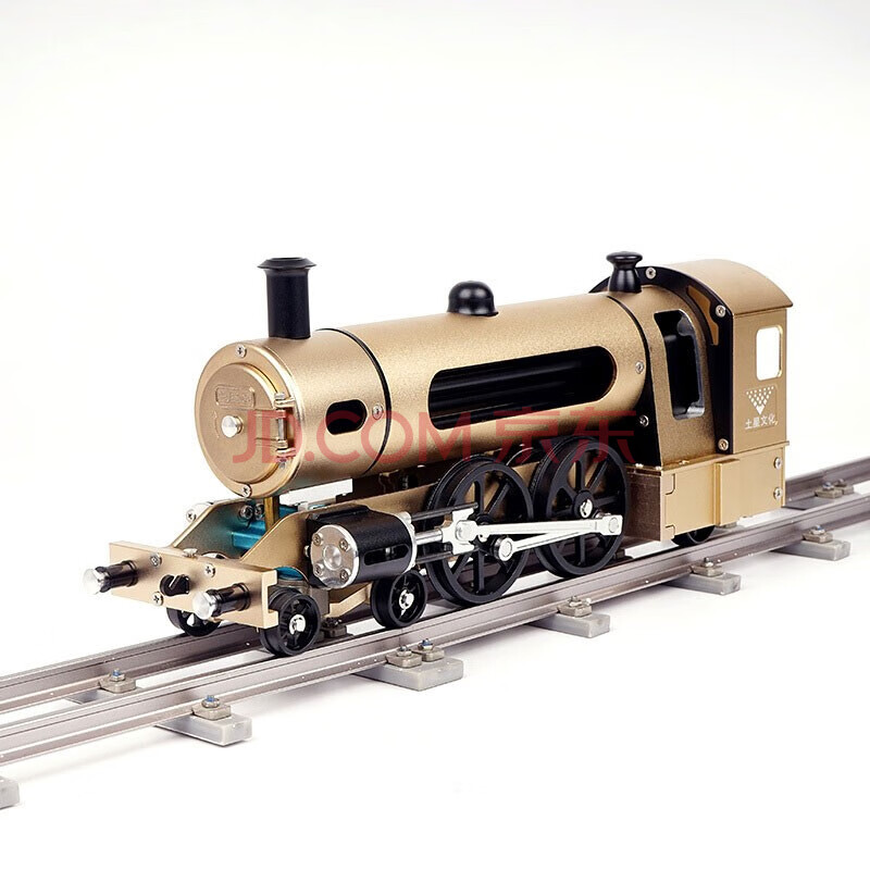 亲子diy玩具高难度机械组装摆件 土星工匠师两轮蒸汽火车