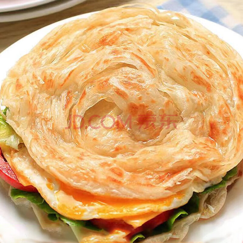 手抓饼原装速食饼馍早餐半成品面点多口味东北大饼代餐营养早餐 原味