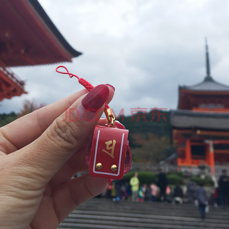 品质保证日本清水寺御守学业考试樱花铃铛开运樱铃健康祈福护身符挂件