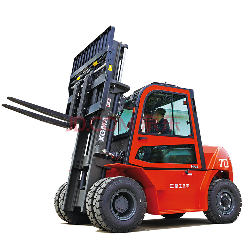 厦工xgma 7吨液力传动柴油内燃平衡重式运输叉车 货叉长度1.