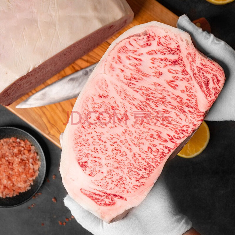 核酸已检测 若简 澳洲进口和牛肉原切西冷雪花牛排m9  媲美日本a5
