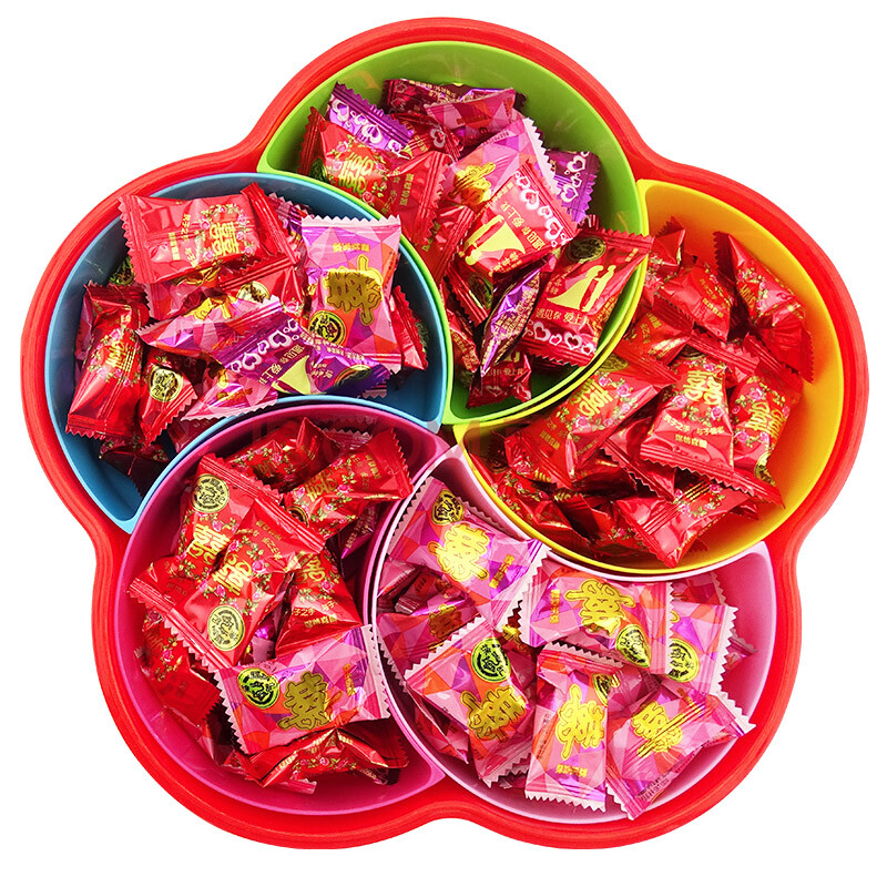 酥心糖花生糖牛轧糖利是糖喜糖混合抖音新年货果盘糖果拜年送礼过年