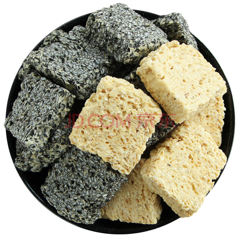 富平流曲琼锅糖300g黑白芝麻糖麦芽糖陕西特产零食小吃 黑芝麻味 白