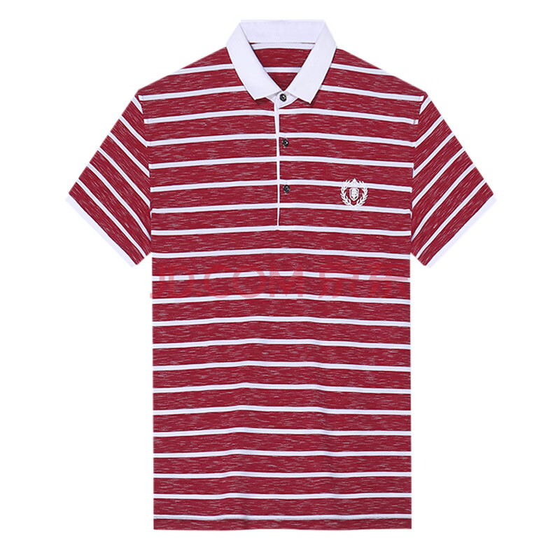 高梵t恤男2019夏季新款简约休闲时尚商务男士polo衫 红色 xl
