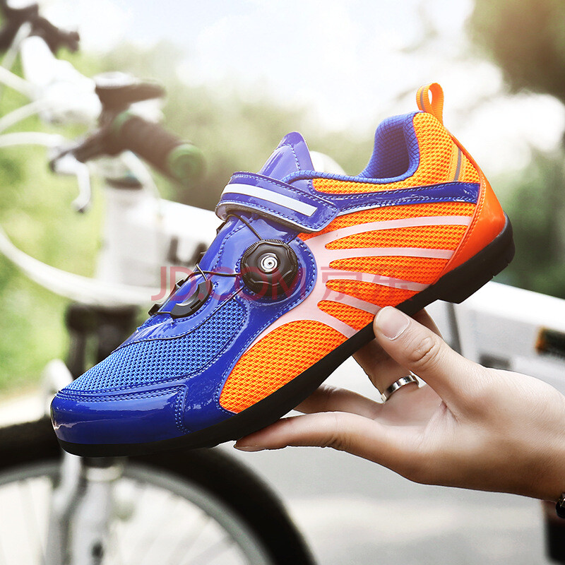 西域骆驼无锁骑行鞋春夏休闲男女公路自行车助力鞋透气山地骑车运动鞋