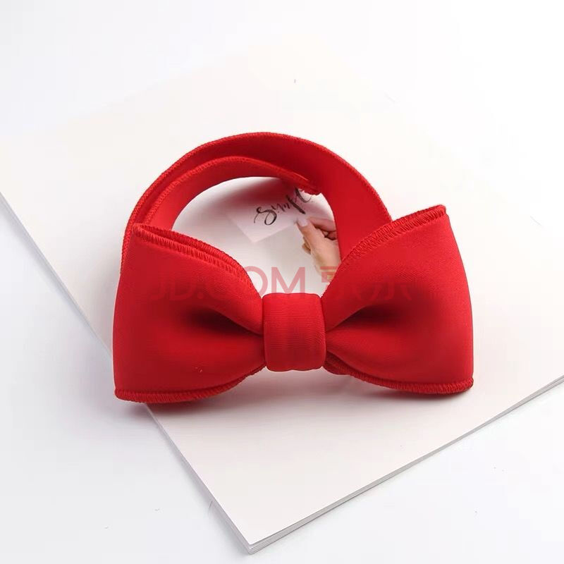 魅丽ins超火宝宝可以调节空气棉发带亲子款寓意礼物 大红色大号