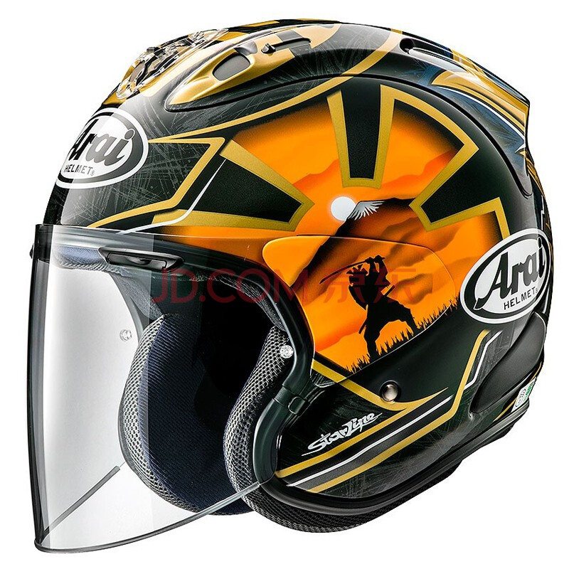 日本arai 摩托车头盔机车赛车3/4盔男女四季半盔半覆式头盔vz-ram