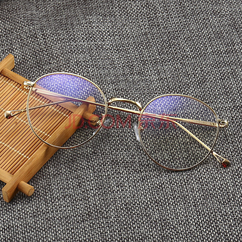 亿眸 新款男女通用/情侣全框电脑手机防蓝光辐射眼镜 金框