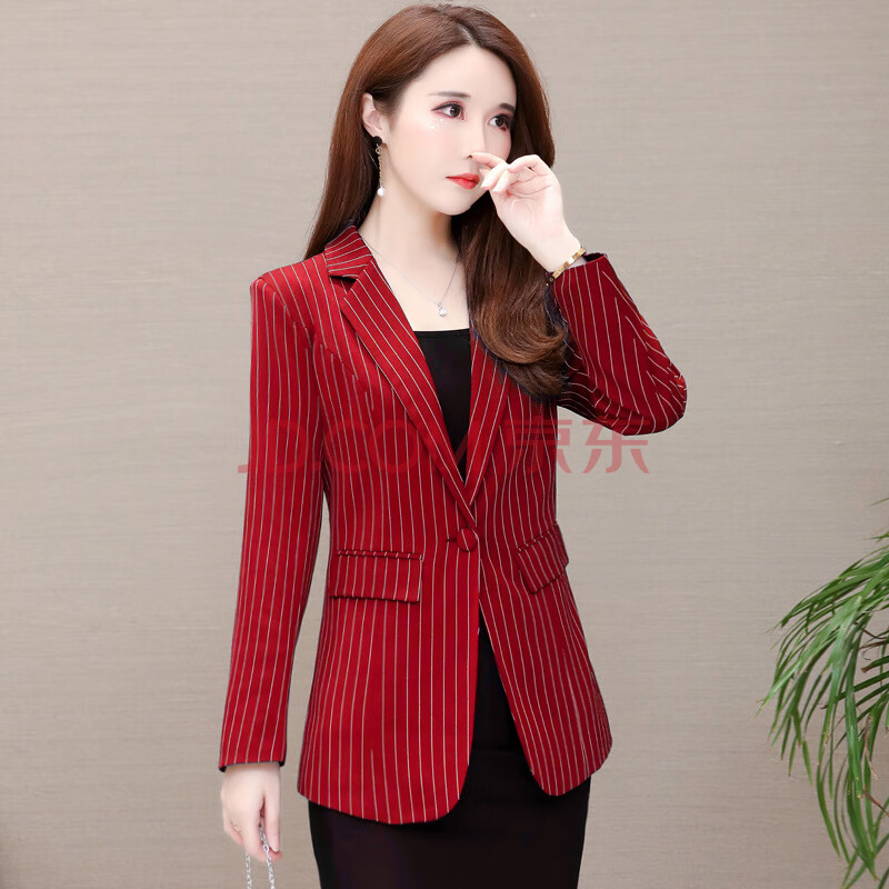 网红休闲时尚小西装外套女气质款小西服女秋装韩版修身ol时尚女装西装