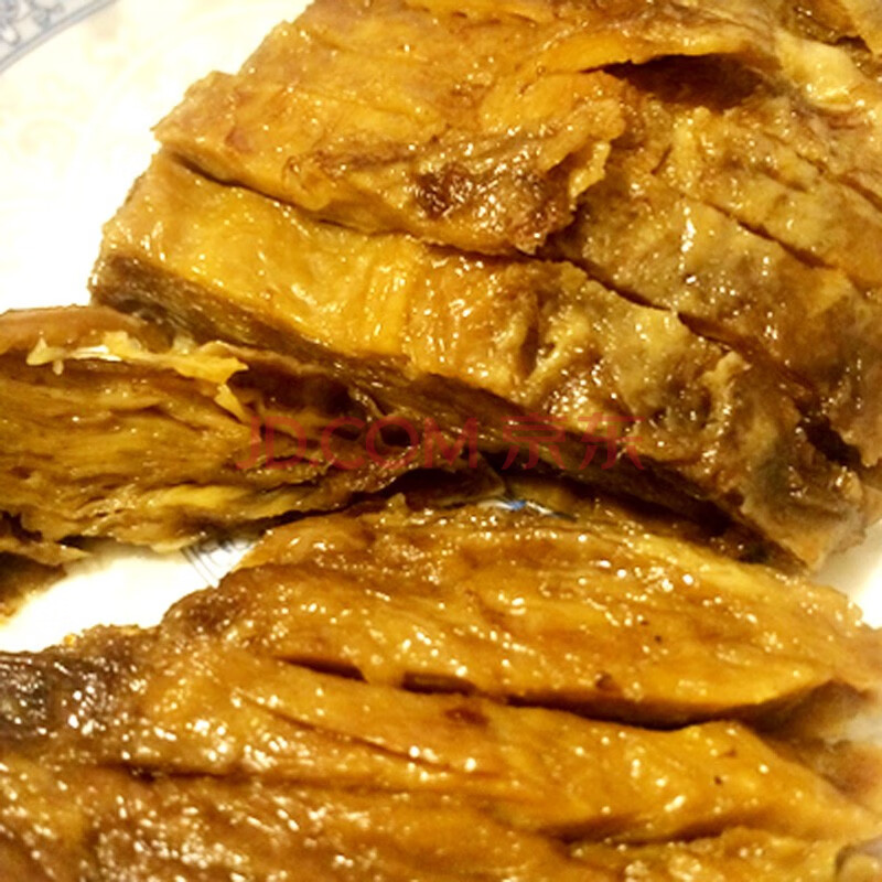 品礼盒斋菜上海特产纯素鸭老字号佛家5袋 功德林 130克 卤汁豆腐干