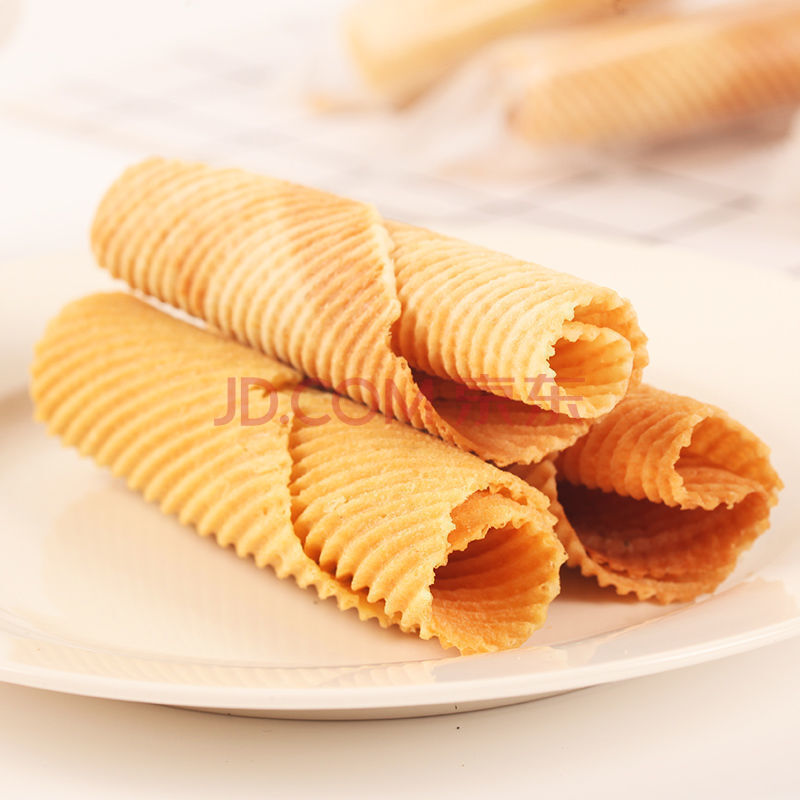 【买一送一】手工鸡蛋卷 整箱童年怀旧蛋卷传统零食小吃 办公休闲 四