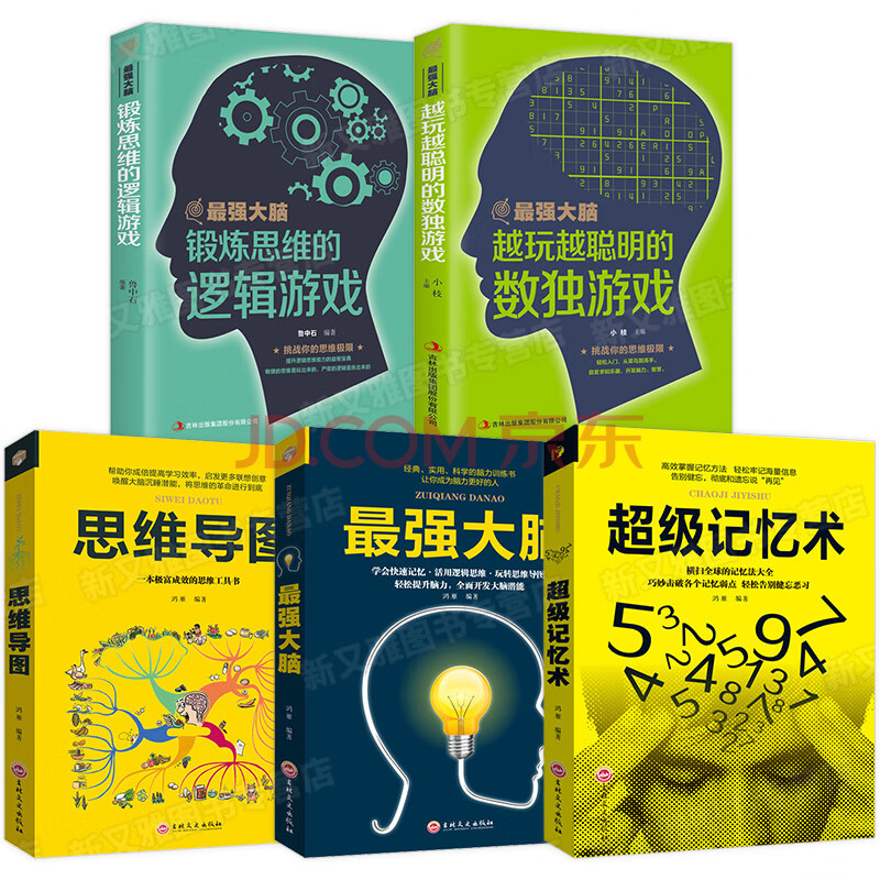 記憶術思維導圖獨數遊戲6 鍛鍊邏輯的頭腦數學全腦左腦右腦潛能開發