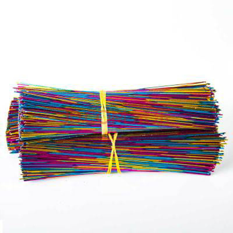 儿童粘贴画幼儿园美工区材料包创意趣味扣子画家居亲子互动玩具 铁丝