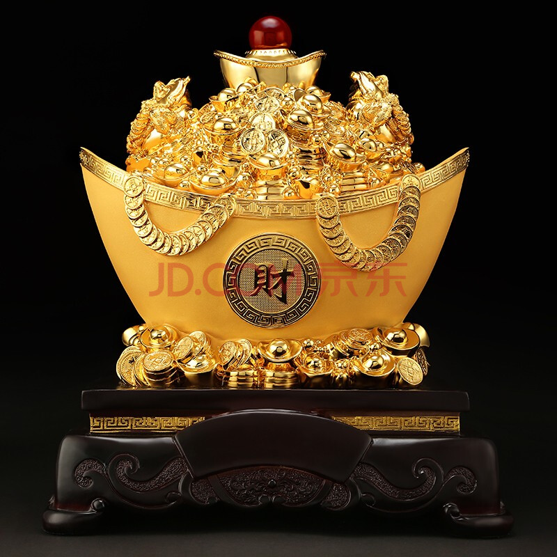 9寸招财进宝(沙金色)【图片 价格 品