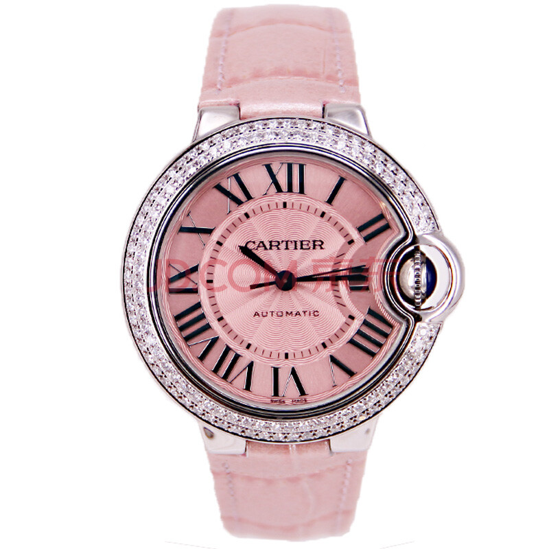 【二手95新】卡地亚粉色蓝气球36自动机械表女表奢侈品名表wsbb0007后