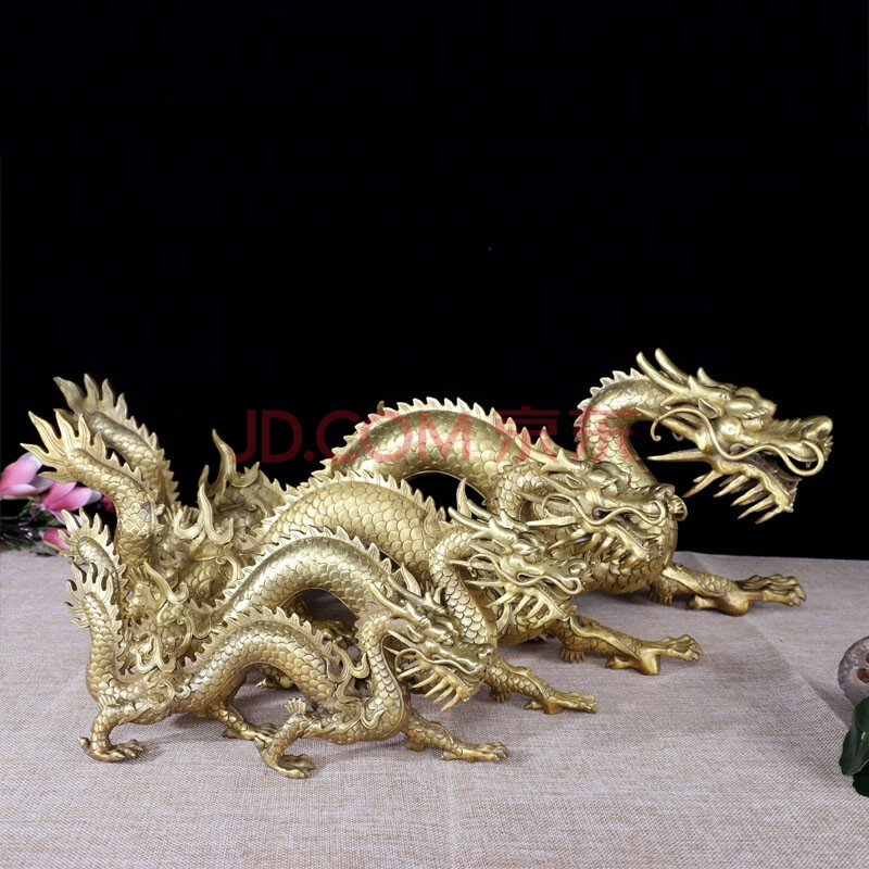 铜福瑞 纯铜龙摆件 纯铜世纪龙家居办公室装饰品摆件 工艺品礼品铜龙