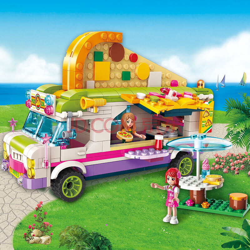 启蒙乐高积木女孩系列场景城堡房子女生公主屋儿童拼装玩具拼图女童