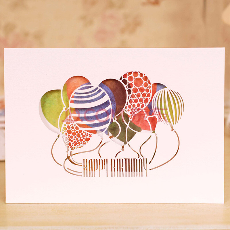 创意浮雕感谢卡片复古通用商务祝福生日感恩圣诞节贺卡可定制打印礼品