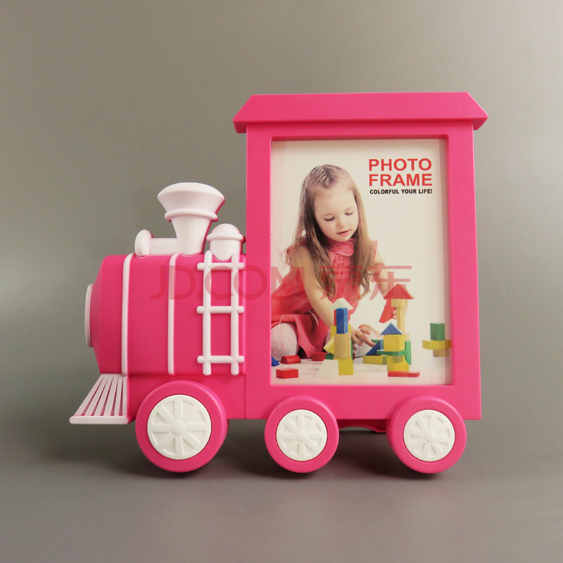 相框摆台7寸创意儿童卡通可爱小火车七个性大挂墙照片相片框 小火车
