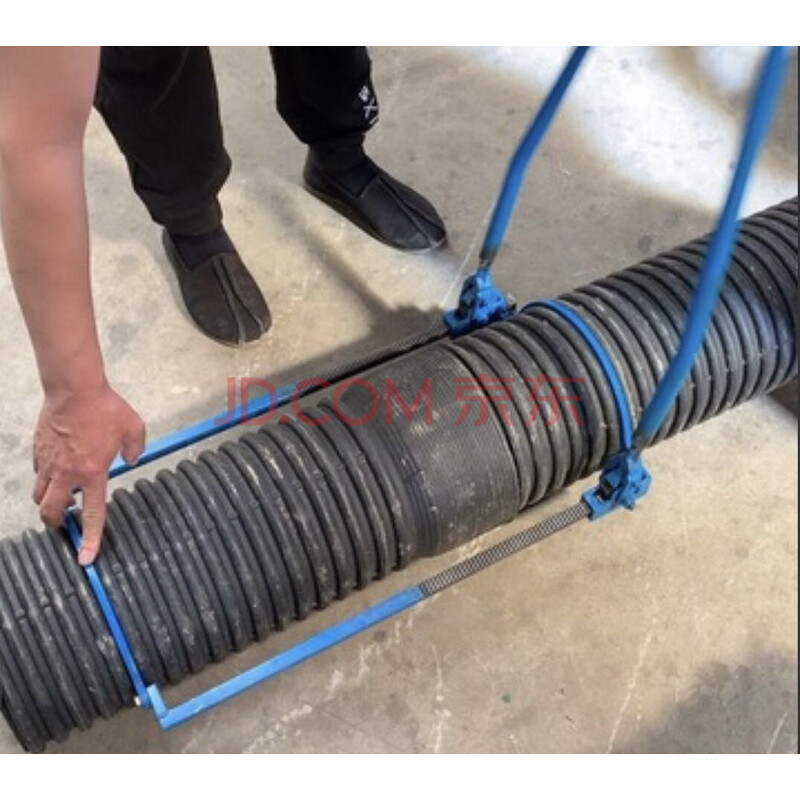 hdpe双壁波纹管安装神器拉紧器工具套管通用型连接器网红抖音对接 款