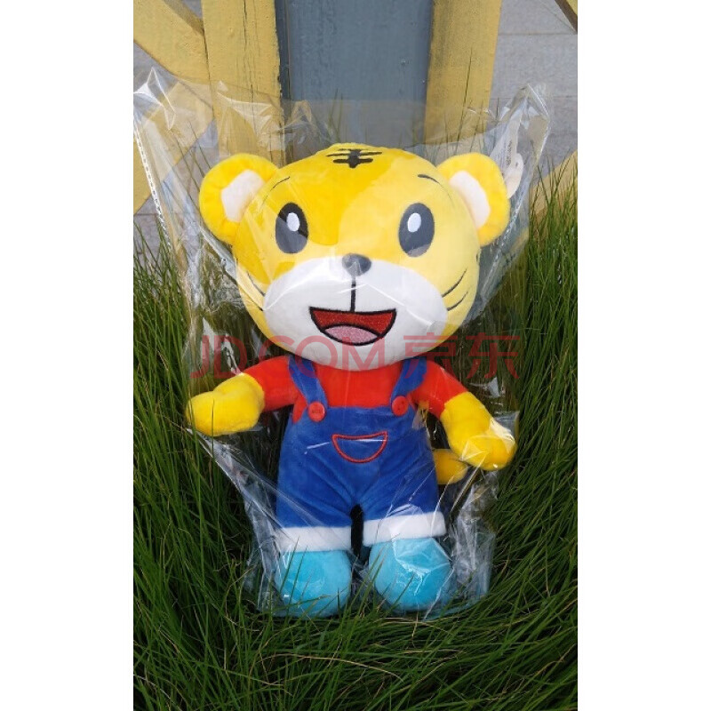 正版巧虎公仔小花毛绒玩具玩偶布娃娃全刺绣穿衣老虎儿童生日礼物 全