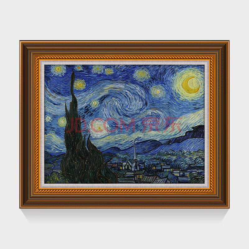 美式复古客厅装饰画双联 餐厅挂画卧室床头油画走廊过道壁画 原作版画