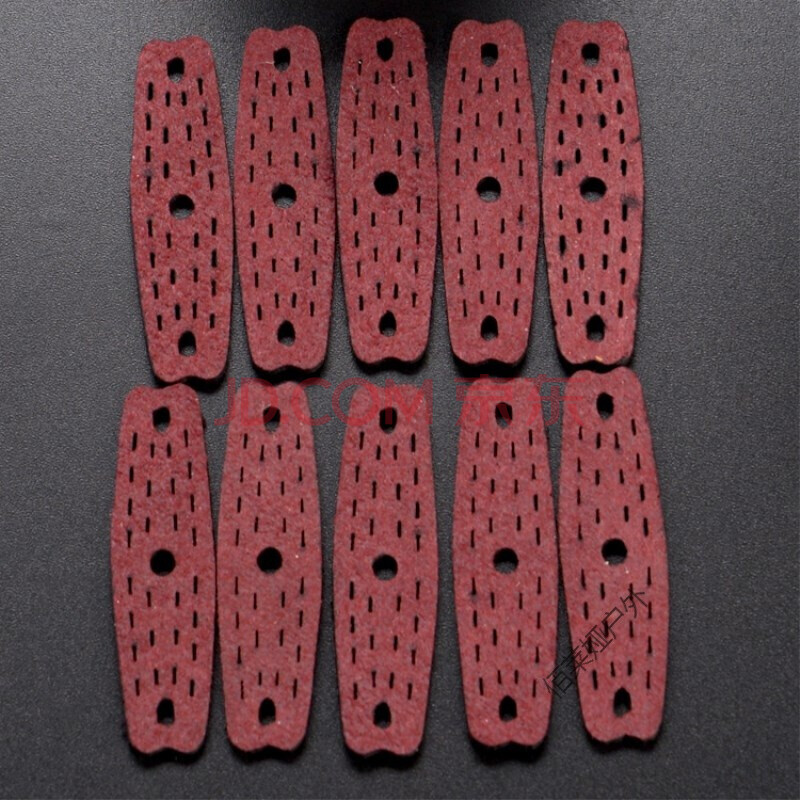 消音弹弓皮兜皮兜扁皮筋扁皮木制弹弓皮兜zt 10个(颜色随机)