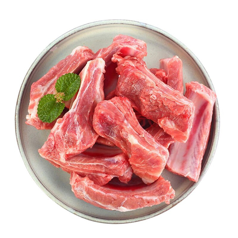 芮瑞 排骨乡村黑猪肉猪肋排 小排骨 生鲜 约2kg 家庭装【图片 价格 品