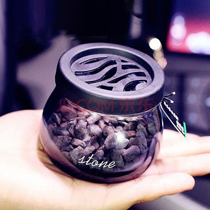 汽车摆件创意沸石香薰瓶车载清新祛味内饰摆件ins风天然香薰石 邂逅