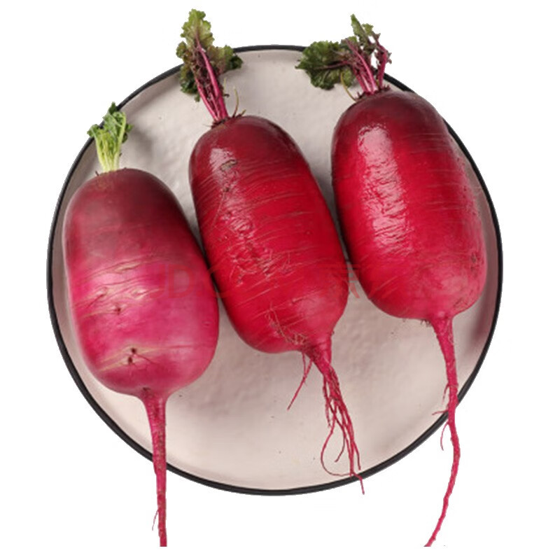 天津特产凤梨萝卜 紫美人沙窝水果萝卜紫萝卜2.5kg