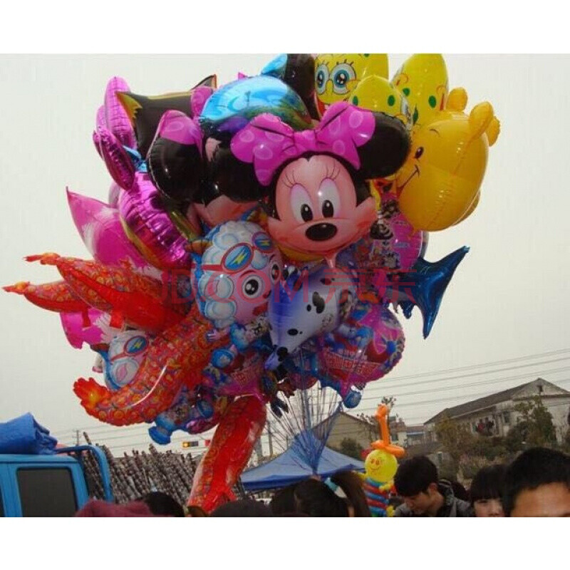 大号儿童气球卡通动漫氦气球飘空气球路边球铝膜气球批发货寸铝膜