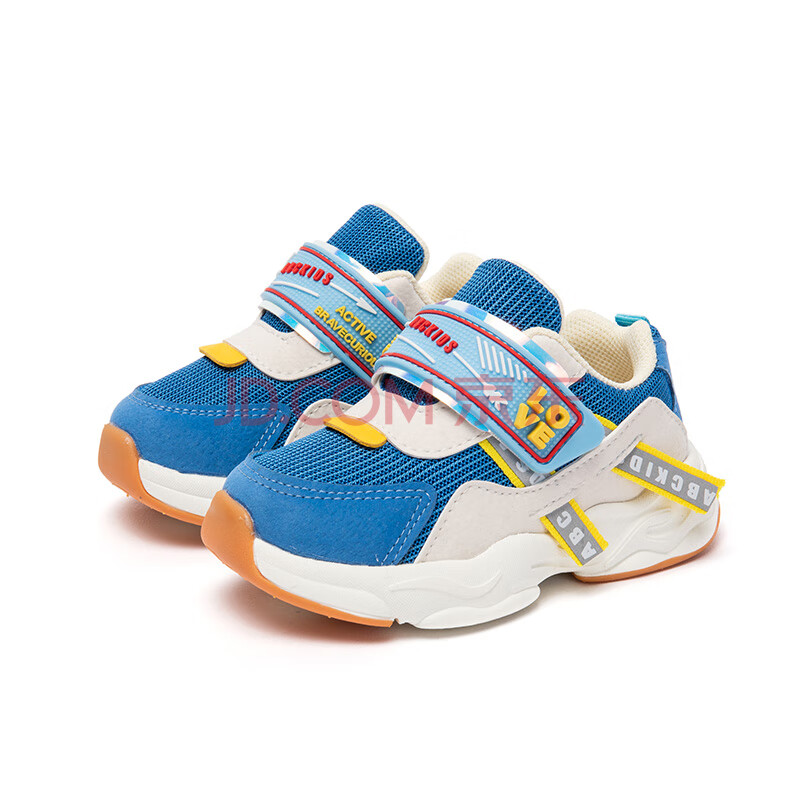 abckids 运动鞋 童鞋春季宝宝运动男孩启步鞋 dp013104041 蓝色 23码