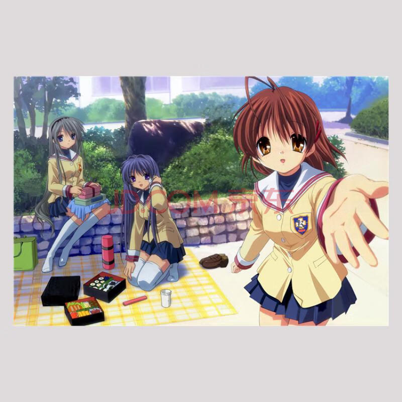 狼天影 clannad 糰子大家族 古河渚 坂上智代 動漫海報牆貼畫高清宿舍