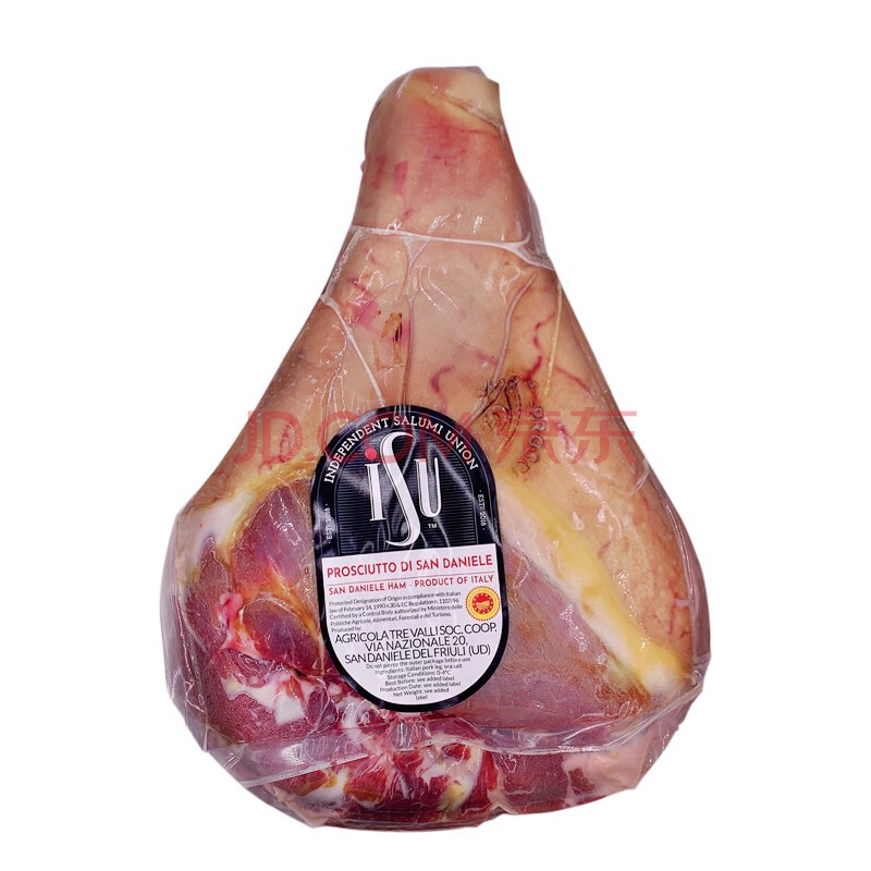意口艺脍isu意大利进口圣丹尼火腿整支去骨风干火腿7kg/根