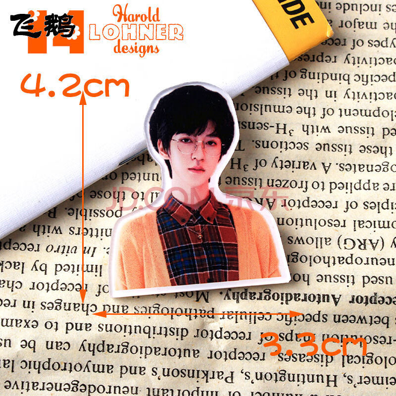 胸针马嘉祺丁程鑫刘耀文宋亚轩应援卡通徽章tq y21-14 真人贺峻霖1个