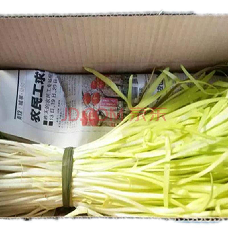 韭黄 韭菜黄韭菜 新鲜蔬菜黄韭菜 湖南特产1500克